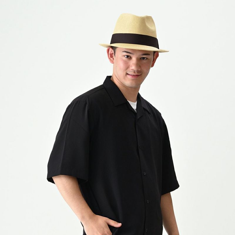 フェイルスワースのストローハット Paperstraw Trilby（ペーパーストロー トリルビー） ベージュ