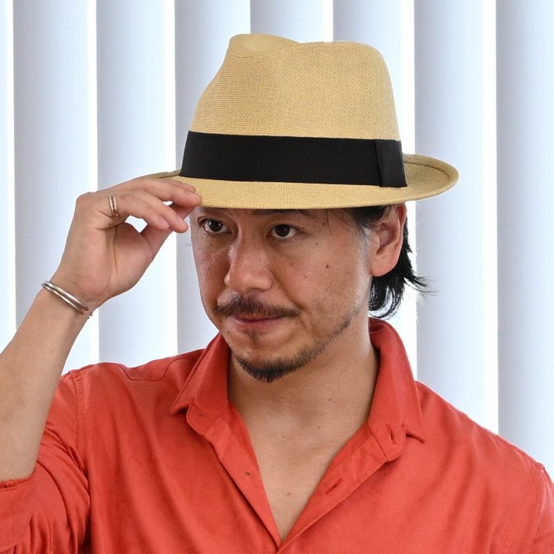 フェイルスワース ストローハット Paperstraw Trilby（ペーパー