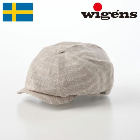 ヴィゲーンズ ハンチング Newsboy Slim Cap Hopsack Linen（ニュースボーイ スリムキャップ  ホップサックリネン）W101579 オリーブ | 帽子通販 時谷堂百貨【公式】