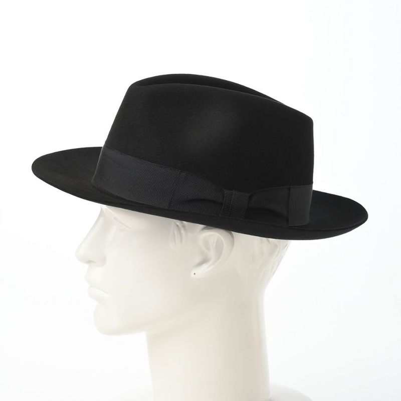 メイサーのフェルトハット Rabbit Fur Felt Hat（ラビットファー フェルトハット） M12272 ブラック