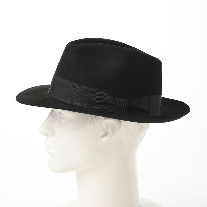 メイサーのフェルトハット Rabbit Fur Felt Hat（ラビットファー フェルトハット） M12272 ブラック