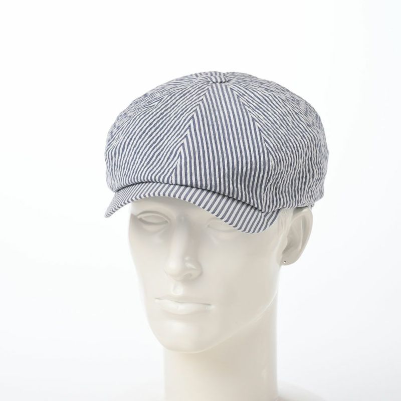 ヴィゲーンズのキャスケット Newsboy Classic Cap Seersucker（ニュースボーイ クラシックキャップ シアサッカー）W101895 ストライプ