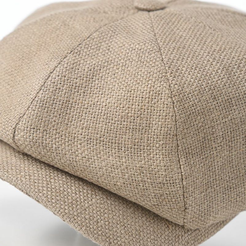 ヴィゲーンズのキャスケット Newsboy Classic Cap Linen（ニュースボーイ クラシックキャップ リネン）W101909 ベージュ