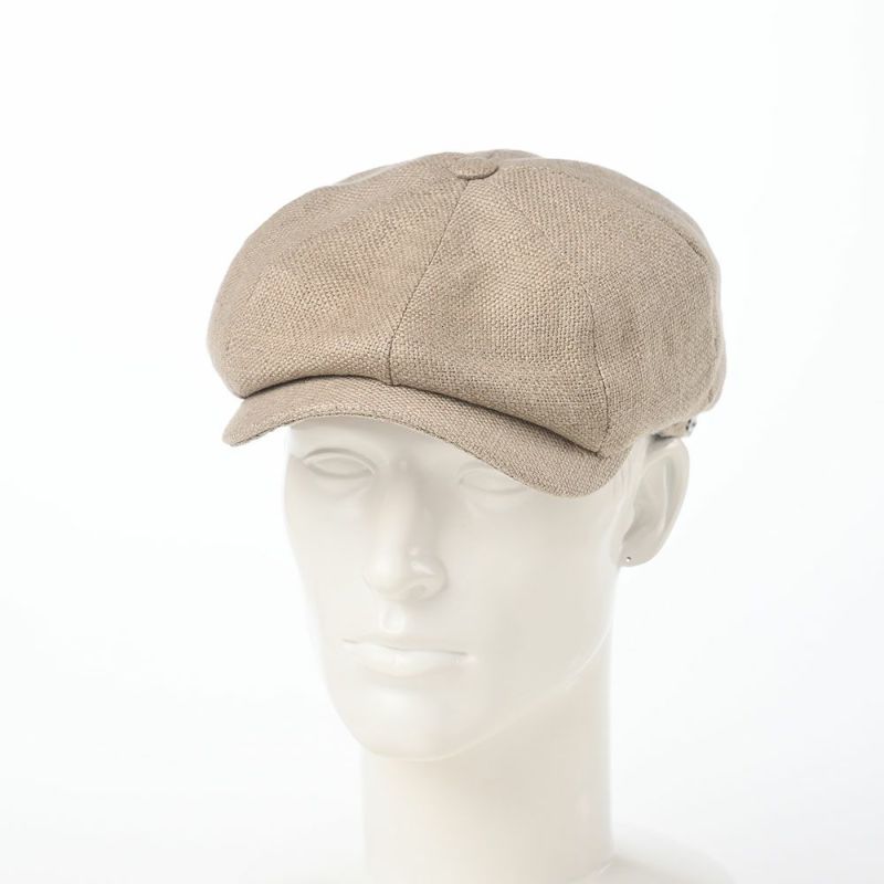 ヴィゲーンズのキャスケット Newsboy Classic Cap Linen（ニュースボーイ クラシックキャップ リネン）W101909 ベージュ