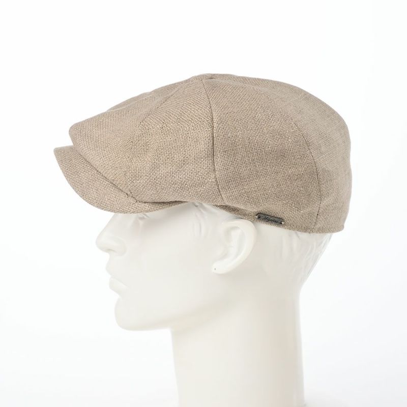 ヴィゲーンズのキャスケット Newsboy Classic Cap Linen（ニュースボーイ クラシックキャップ リネン）W101909 ベージュ