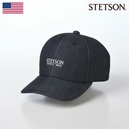 ステットソンのキャップ野球帽 DENIM CAP（デニム キャップ）SE722 ネイビー