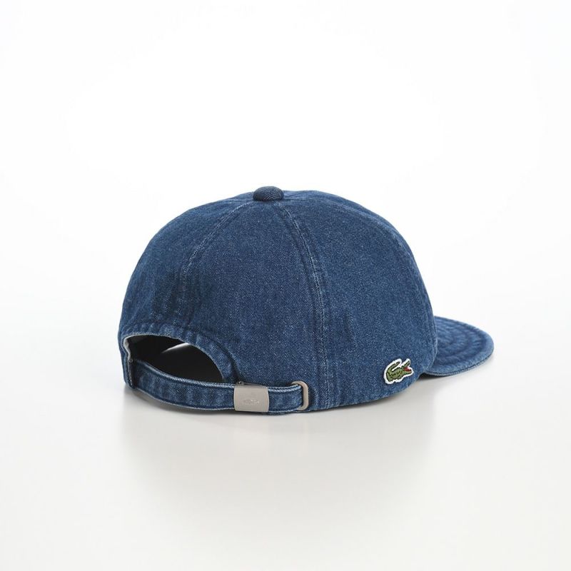 ラコステのキャップ ONE POINT DENIM CAP（ワンポイントデニムキャップ） L1261 ブルー