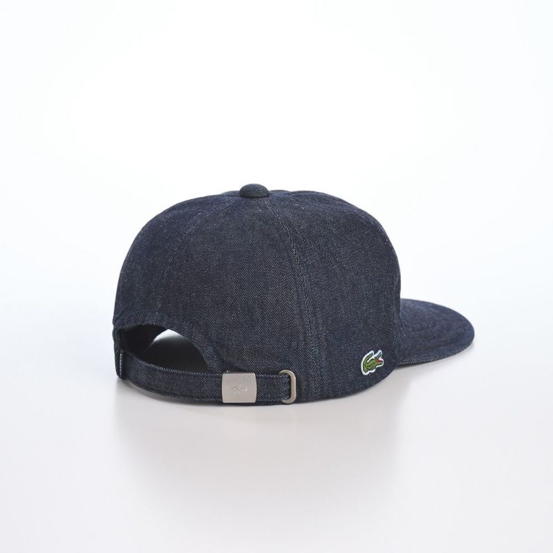 ラコステのキャップ ONE POINT DENIM CAP（ワンポイントデニムキャップ） L1261 ネイビー