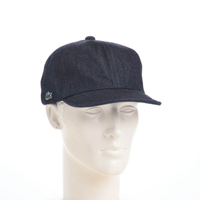 ラコステのキャップ ONE POINT DENIM CAP（ワンポイントデニムキャップ） L1261 ネイビー