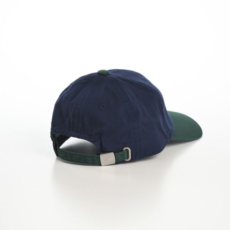 ラコステのキャップ ONE POINT BICOLOR CAP（ワンポイントバイカラーキャップ） L1272 ネイビー