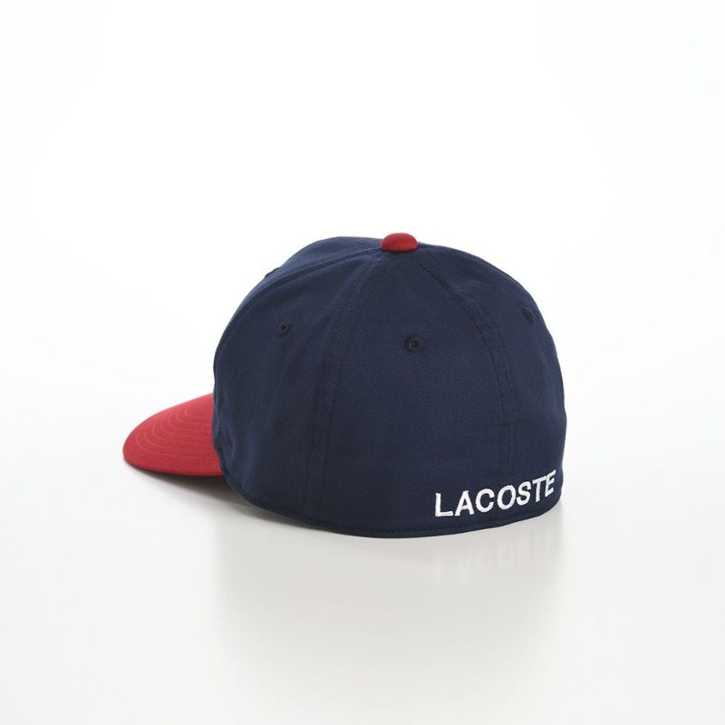 ラコステのキャップ BIG "WANI" BICOLOR CAP（ビッグワニバイカラーキャップ） L1276 ネイビー