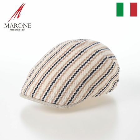 マローネのハンチング Milano Stripe（ミラノ ストライプ） CT767 ナチュラル