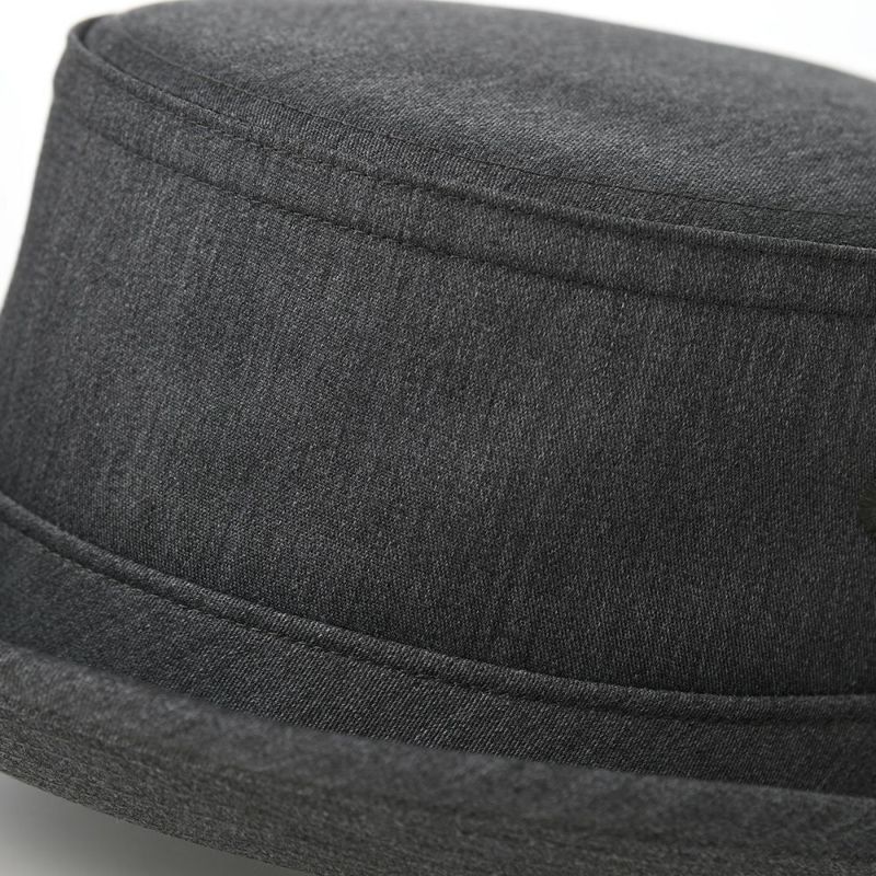 ダックスのポークパイハット Pork-Pie Cotton Twill（ポークパイ コットンツイル） D1741 チャコール