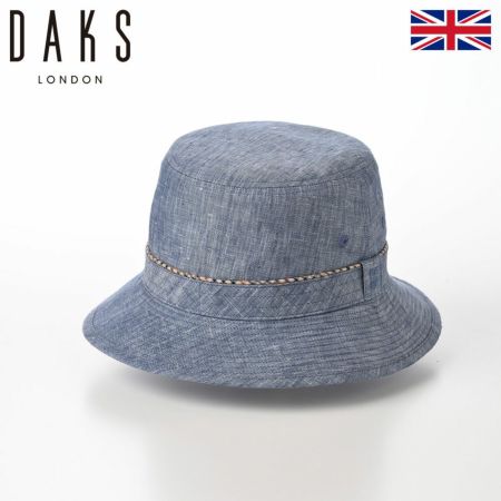 ダックスのサファリハット Safari Chambray Linen（サファリ シャンブレー リネン） D1750 ネイビー