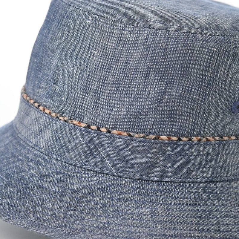 ダックスのサファリハット Safari Chambray Linen（サファリ シャンブレー リネン） D1750 ネイビー