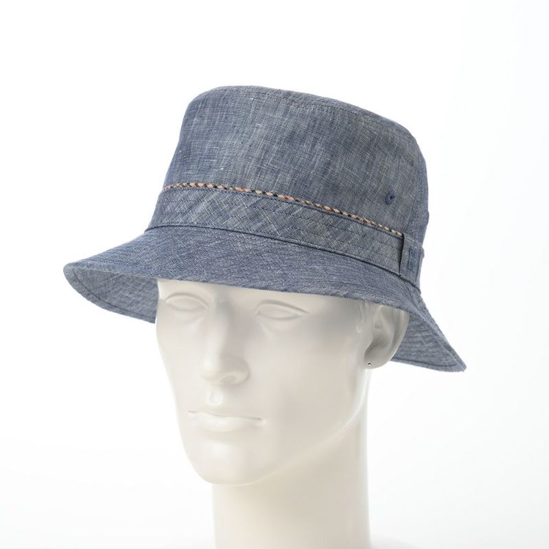 ダックスのサファリハット Safari Chambray Linen（サファリ シャンブレー リネン） D1750 ネイビー