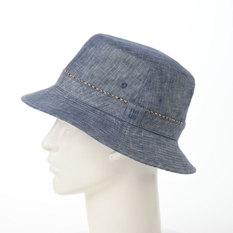 ダックスのサファリハット Safari Chambray Linen（サファリ シャンブレー リネン） D1750 ネイビー