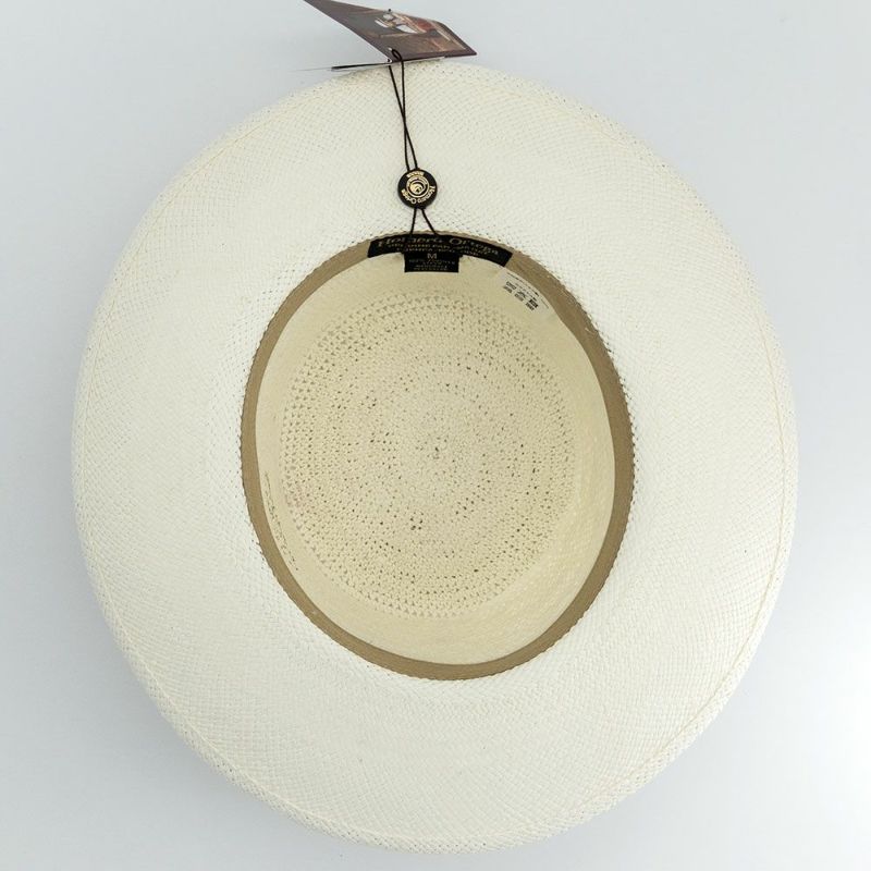 オメロ オルテガのパナマハット Amish Croche（アーミッシュクロッシェ） ホワイト