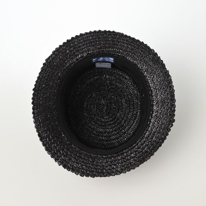 田中帽子店のカンカン帽 Hans（ハンス） UK-H048 ブラック