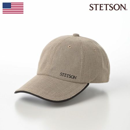 ステットソンのキャップ野球帽 LINETRON MIX CAP（リネトロン ミックス キャップ）SE705 ベージュ