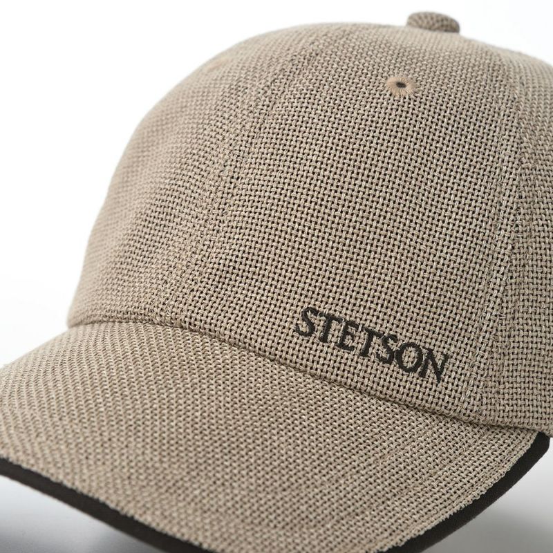 ステットソンのキャップ LINETRON MIX CAP（リネトロン ミックス キャップ）SE705 ベージュ
