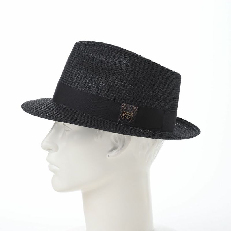 ノックスのブレードハット Linen Braid Hat（リネン ブレード ハット）PK ブラック