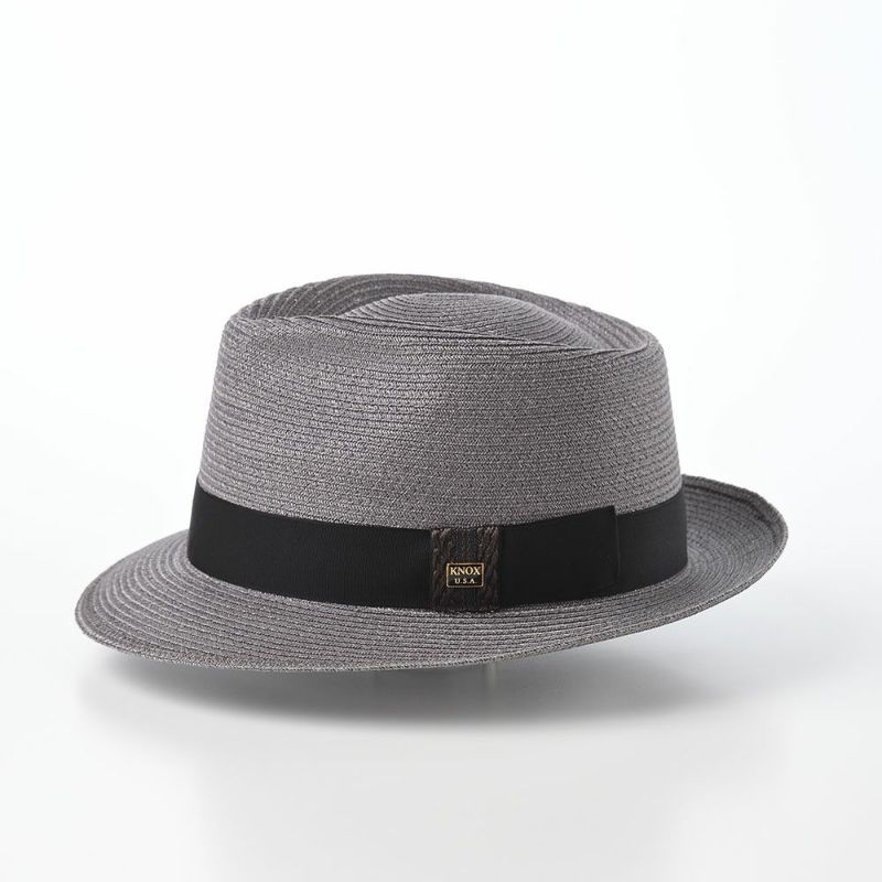 ノックスのブレードハット Linen Braid Hat（リネン ブレード ハット）PK グレー