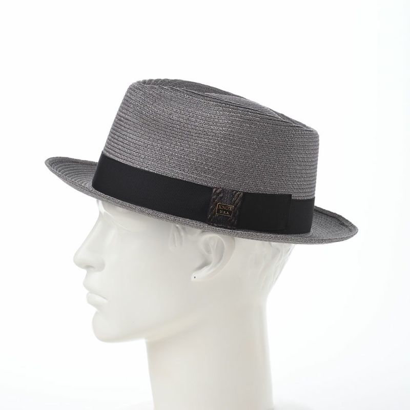 ノックスのブレードハット Linen Braid Hat（リネン ブレード ハット）PK グレー