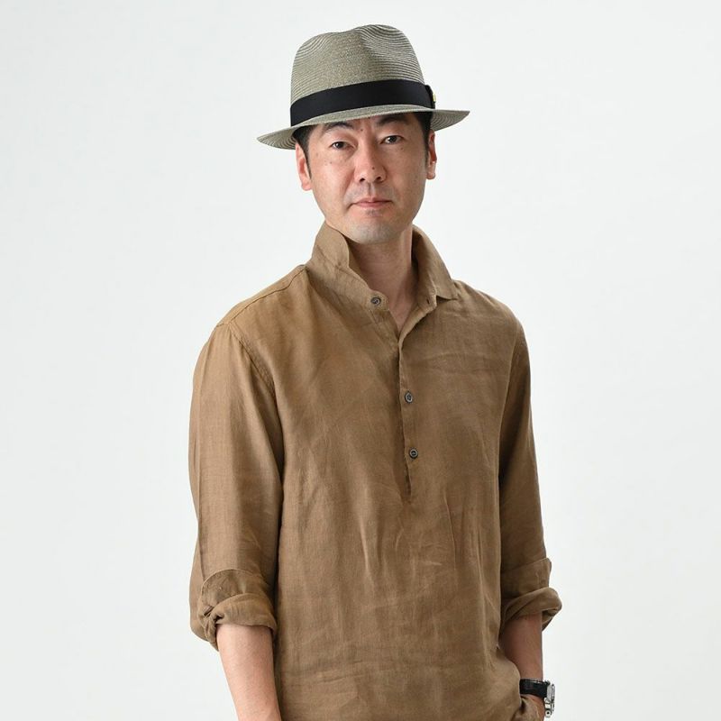 ノックスのブレードハット Linen Braid Hat（リネン ブレード ハット）PK オリーブ