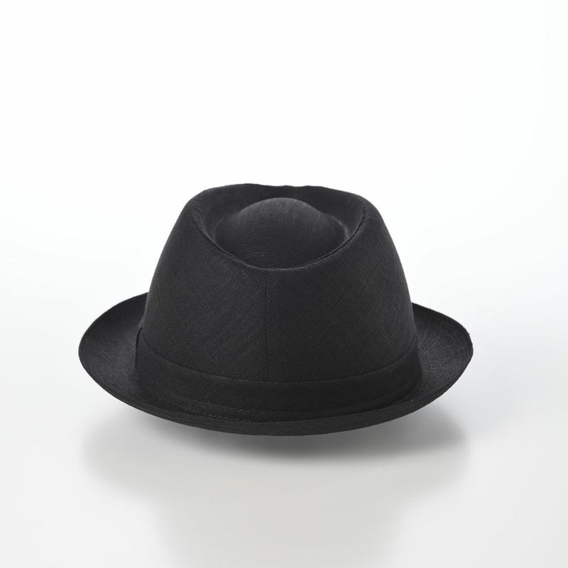 マローネのソフトハット Trilby Linen（トリルビー リネン） MT305 ブラック