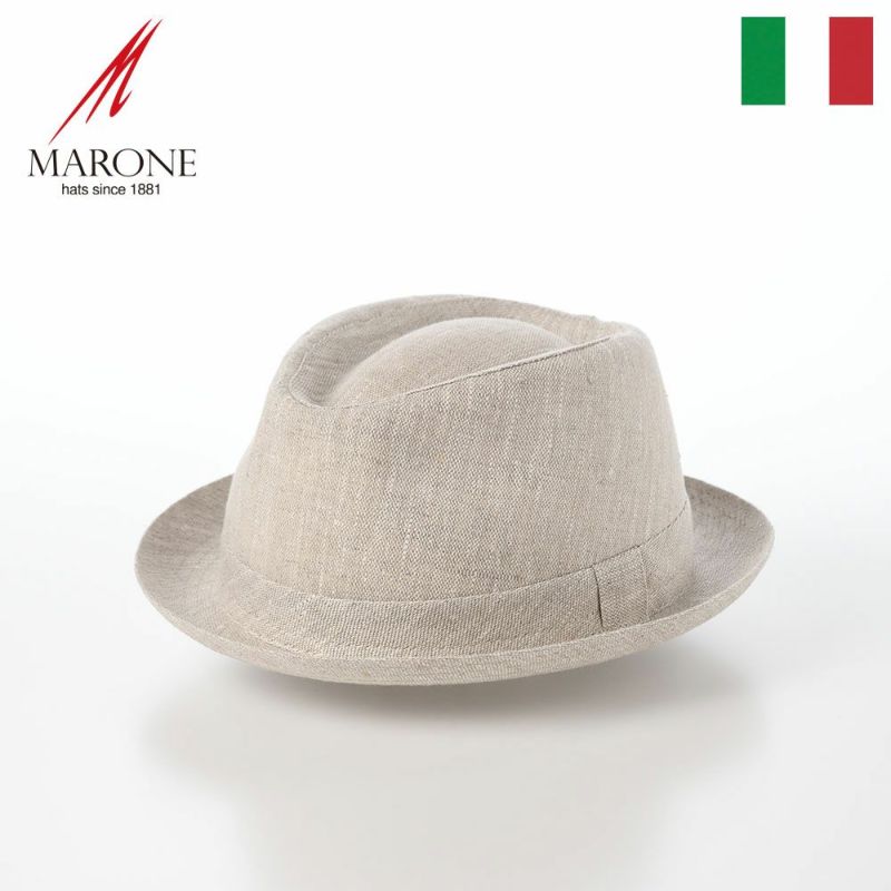 マローネのソフトハット Trilby Linen（トリルビー リネン） MT305 ナチュラル