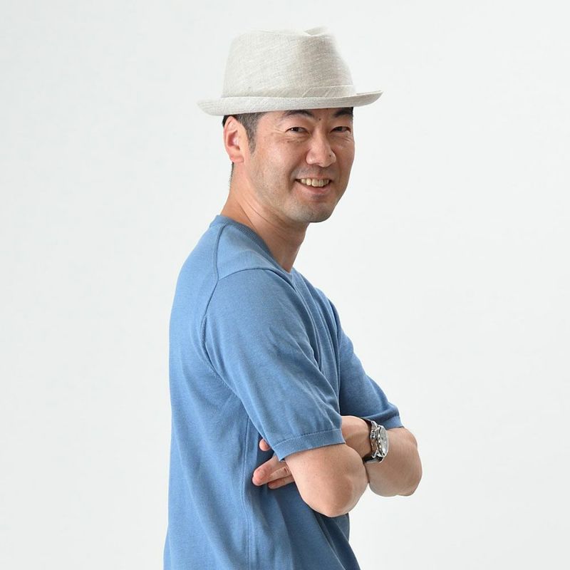 マローネのソフトハット Trilby Linen（トリルビー リネン） MT305 ナチュラル