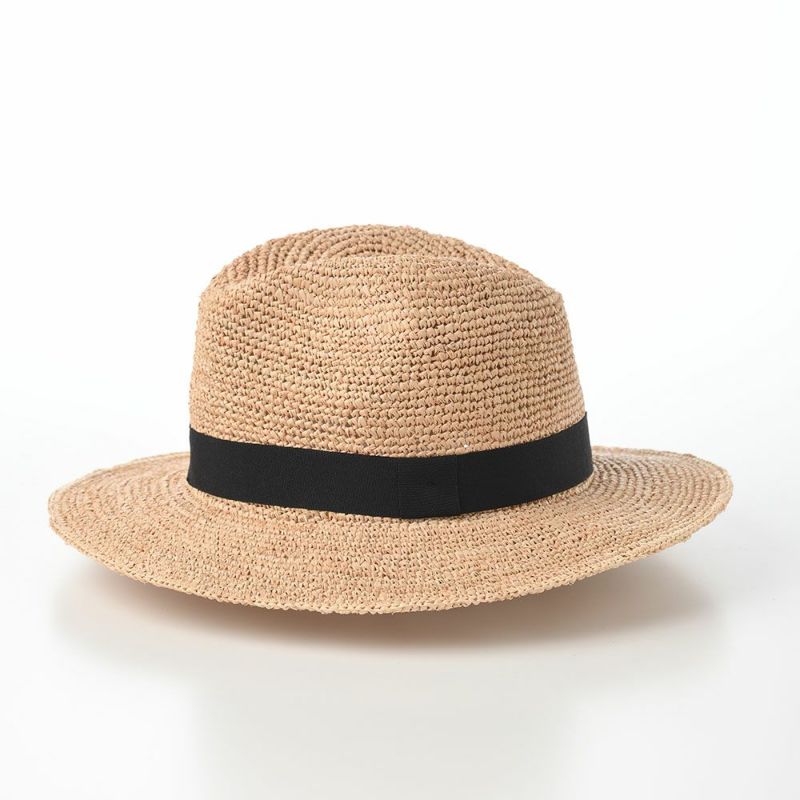 マローネのソフトハット Flat Brim Raffia（フラットブリム ラフィア） 84160 ナチュラル