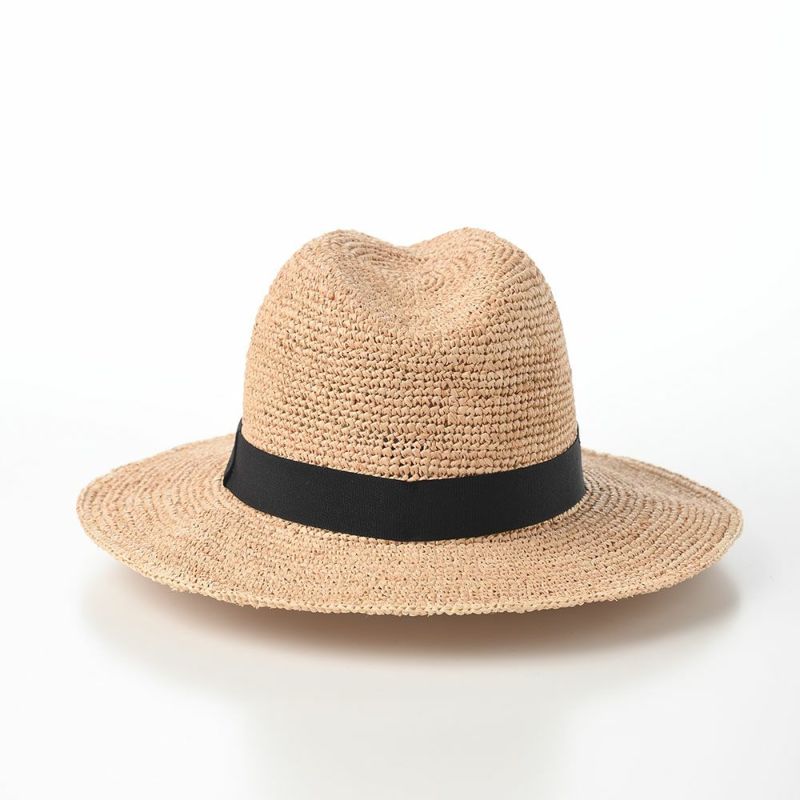 マローネのソフトハット Flat Brim Raffia（フラットブリム ラフィア） 84160 ナチュラル