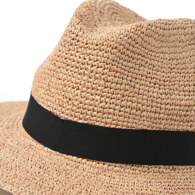 マローネのソフトハット Flat Brim Raffia（フラットブリム ラフィア） 84160 ナチュラル