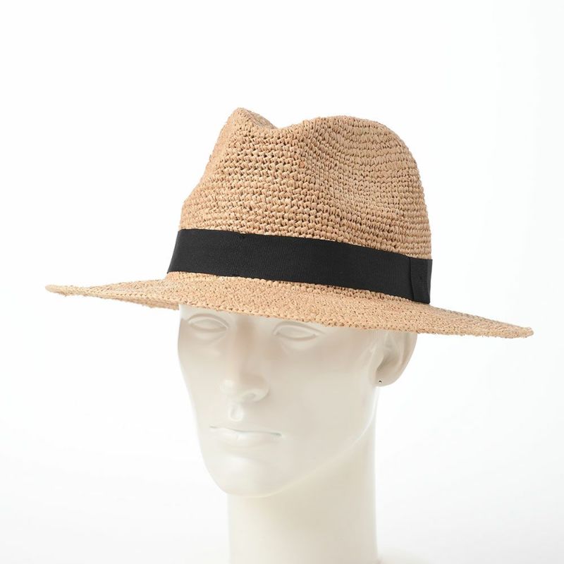 マローネのソフトハット Flat Brim Raffia（フラットブリム ラフィア） 84160 ナチュラル