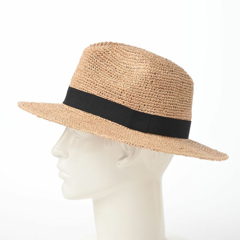 マローネのソフトハット Flat Brim Raffia（フラットブリム ラフィア） 84160 ナチュラル