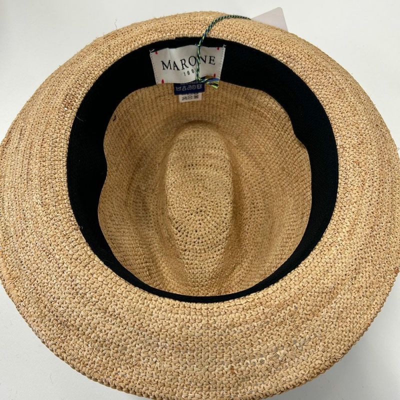 マローネのソフトハット Manish Raffia（マニッシュ ラフィア） 84164 ナチュラル