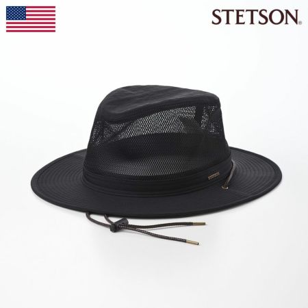 ステットソンのメッシュハット MESH HAT（メッシュハット）SE718 ブラック
