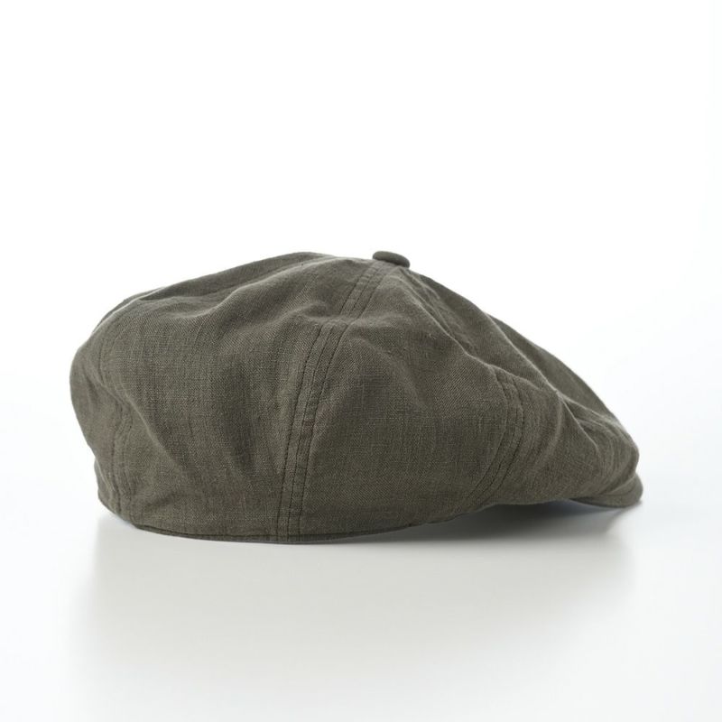 ステットソンのキャスケット LINEN CASQUETTE（リネンキャスケット）SE721 カーキ