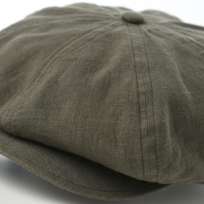 ステットソンのキャスケット LINEN CASQUETTE（リネンキャスケット）SE721 カーキ