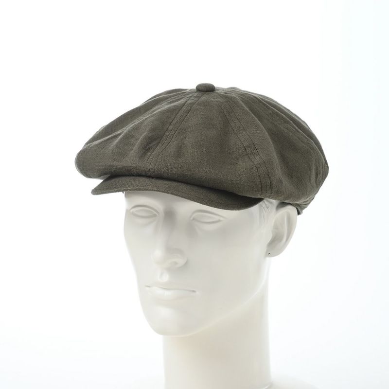 ステットソンのキャスケット LINEN CASQUETTE（リネンキャスケット）SE721 カーキ