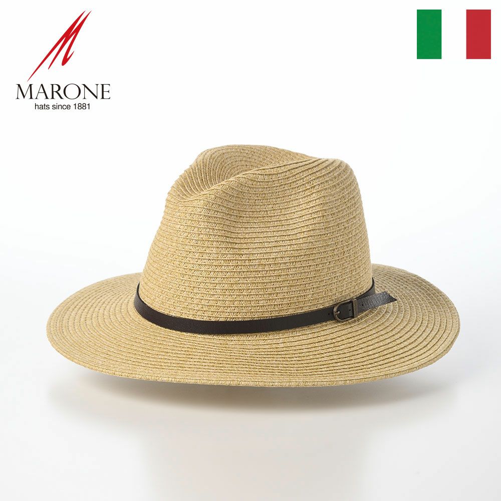 マローネのブレードハット Belt Band Braid Hat（ベルトバンド ブレードハット） 83479 ナチュラル