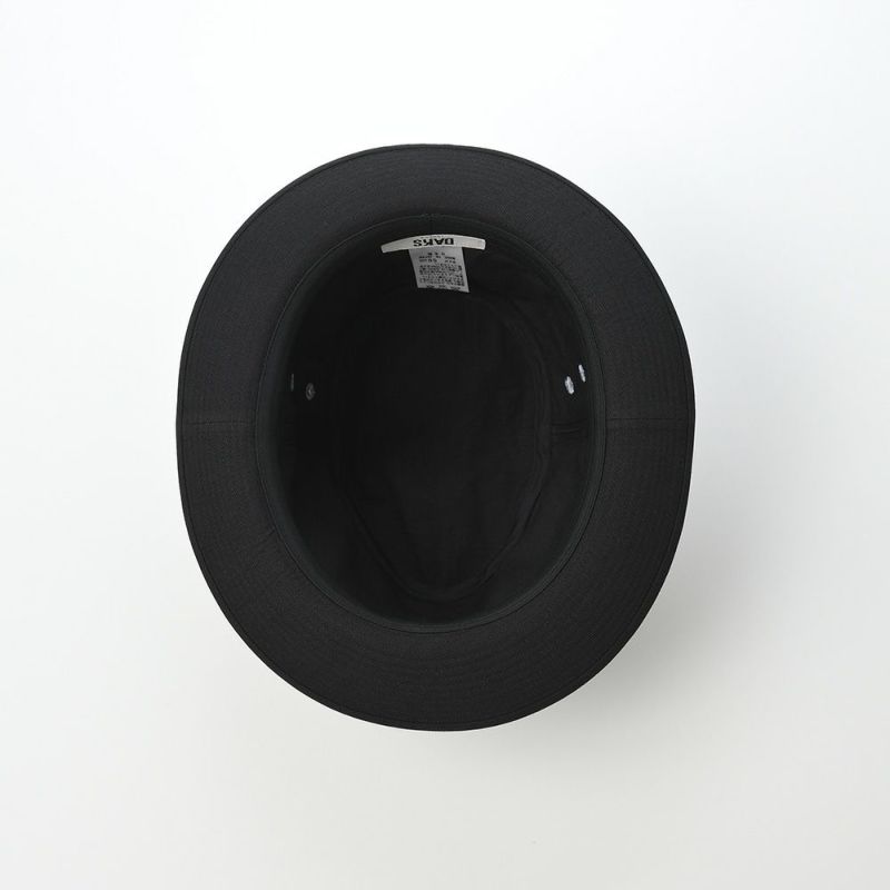 ダックスのソフトハット Hat Grosgrain（ハット グログラン） D1752 ブラック