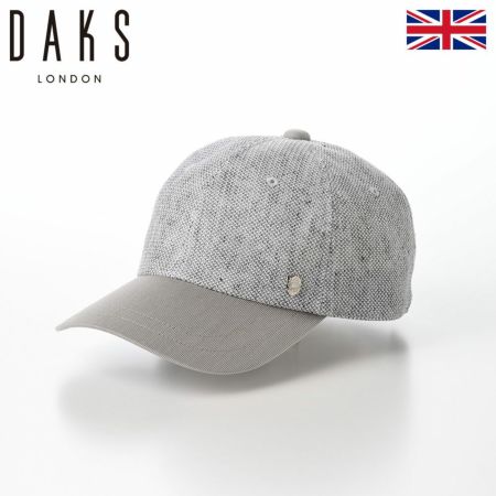 ダックスのキャップ Cap Herringbone Mesh（キャップ ヘリンボン メッシュ） D1762 ライトグレー