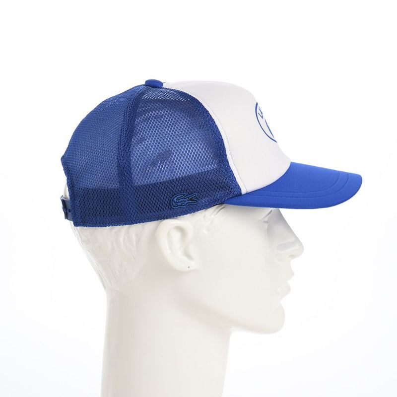 ラコステのキャップ OVAL LOGO MESH CAP（オーバルロゴメッシュキャップ） L1264 ブルー