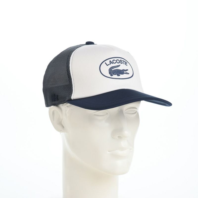 ラコステのキャップ OVAL LOGO MESH CAP（オーバルロゴメッシュキャップ） L1264 ネイビー