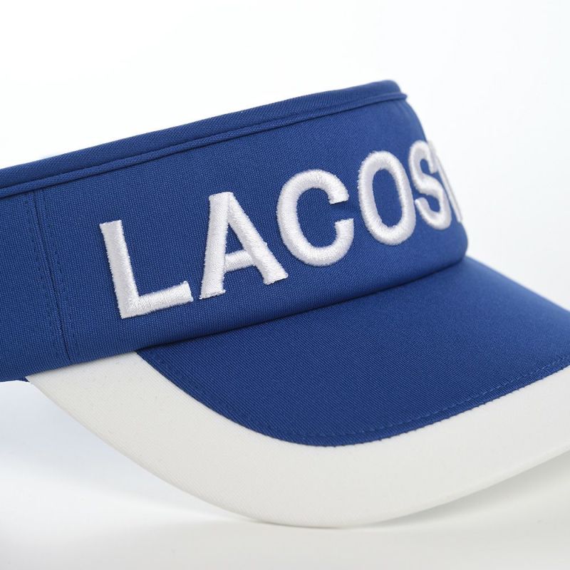 ラコステのサンバイザー LOGO VISOR（ロゴバイザー） L1277 ブルー