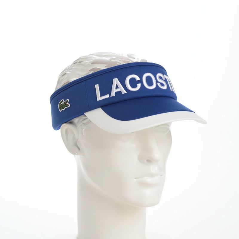 ラコステのサンバイザー LOGO VISOR（ロゴバイザー） L1277 ブルー