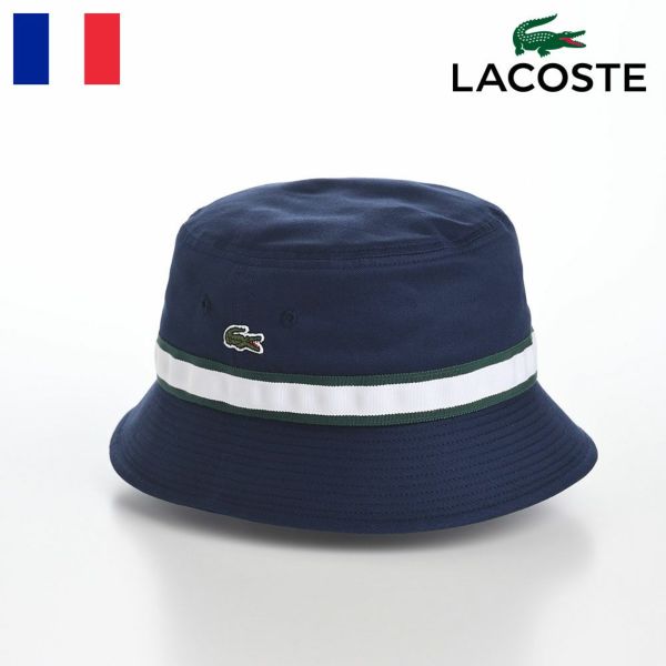 ラコステ バケットハット LINE BUCKET HAT（ラインバケットハット 